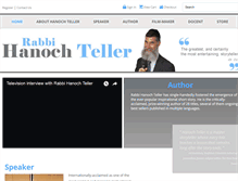 Tablet Screenshot of hanochteller.com